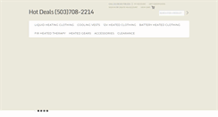 Desktop Screenshot of batteryheatedclothing.com